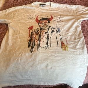 Teddy Fresh Never Worn Elon Musk Shirt XL